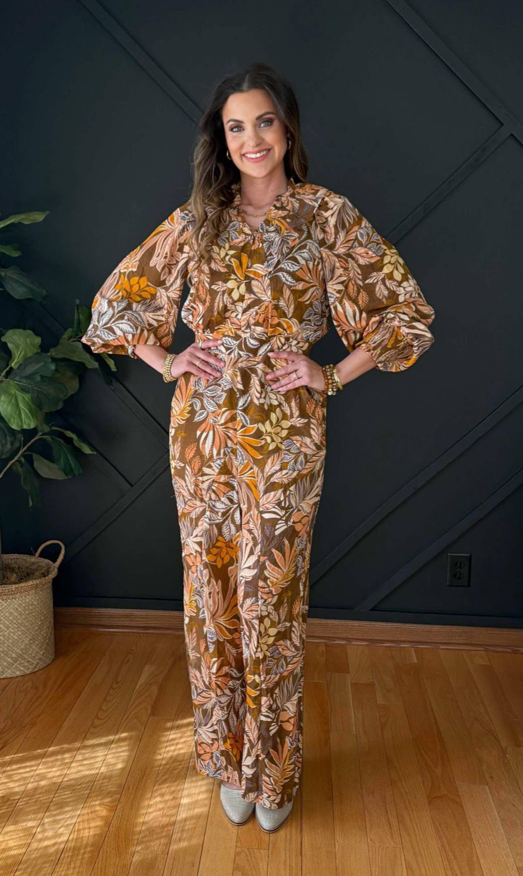 Ruffle Jumpsuit