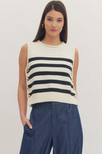 Load image into Gallery viewer, Cream Sleeveless Top
