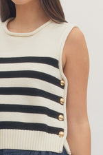 Load image into Gallery viewer, Cream Sleeveless Top
