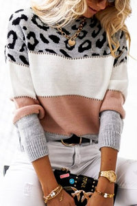 Keep'n you warm Leopard Sweater