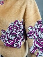 Load image into Gallery viewer, Floral Jacquard Sweater
