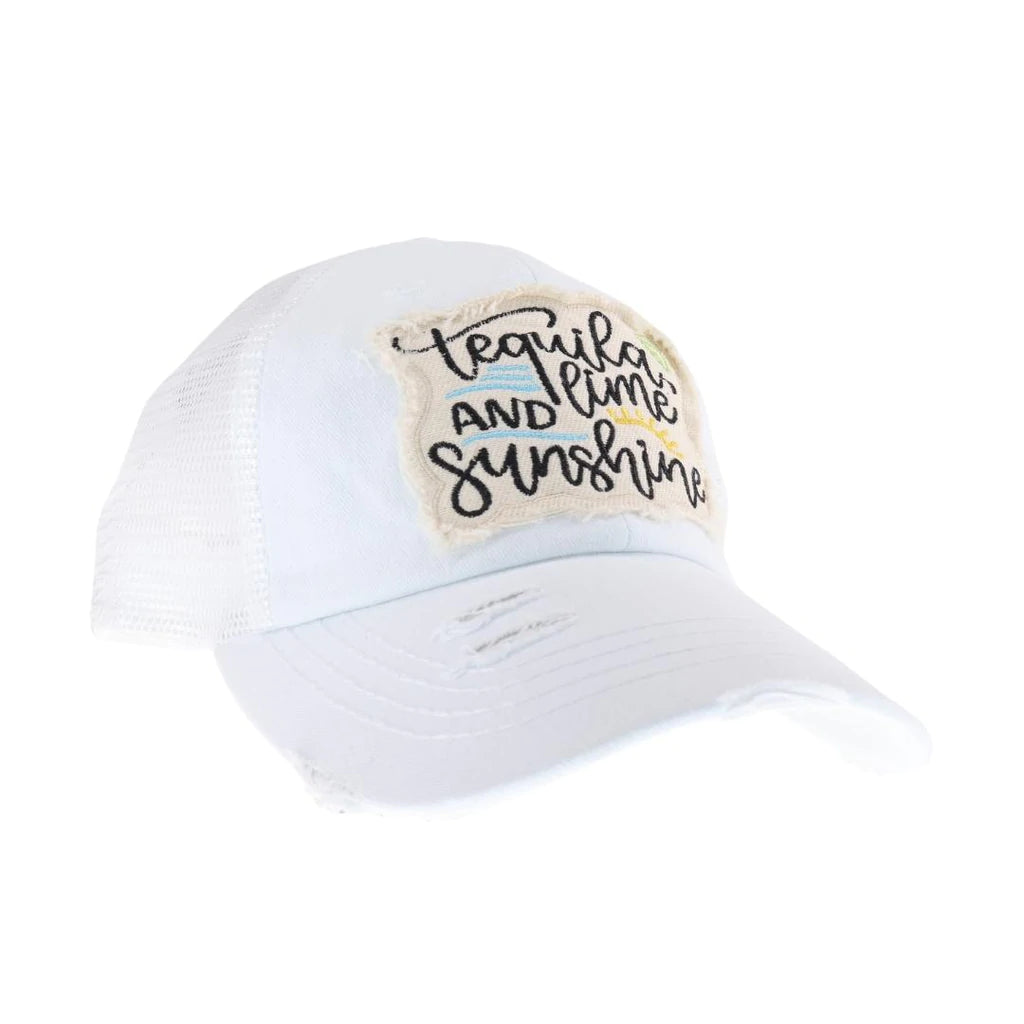 Tequila, Lime, and Sunshine Patch C. C Ball Cap