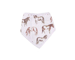 Load image into Gallery viewer, Horses and Roses Bandana Bibs
